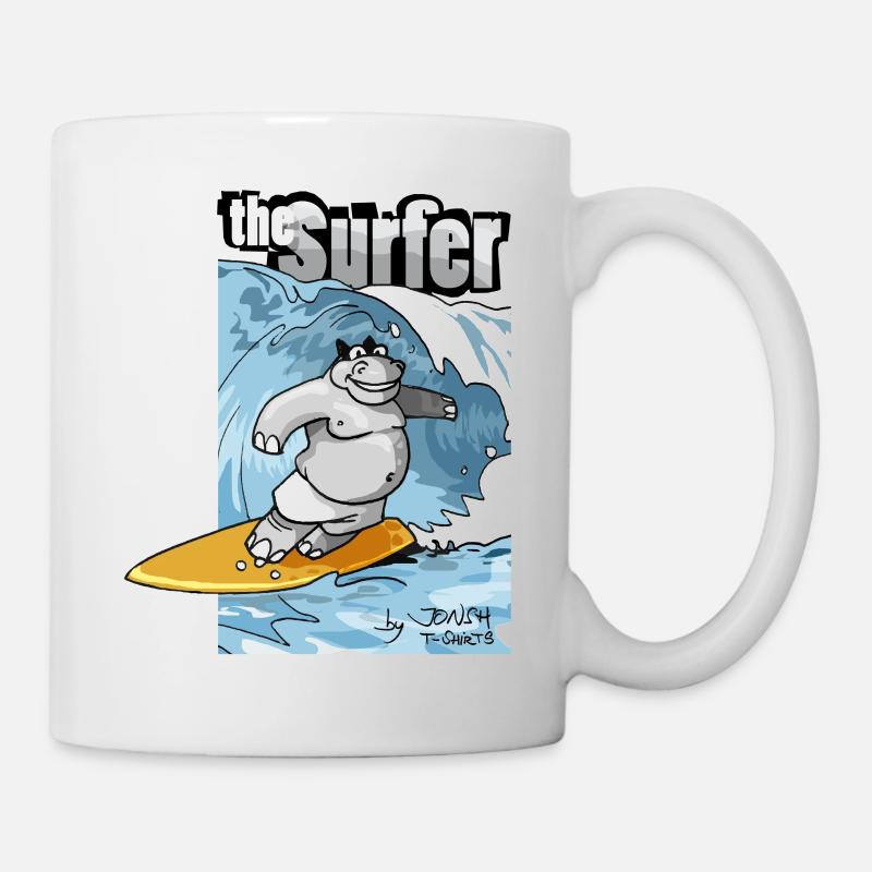 the surfer - Mug - white