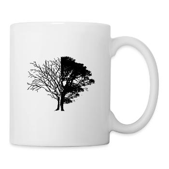 Life And Death Tree - Tasse - Weiß - Rechts