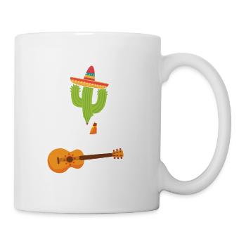 Mexico Geschenke und Urlaub Design - Tasse - Weiß - Rechts