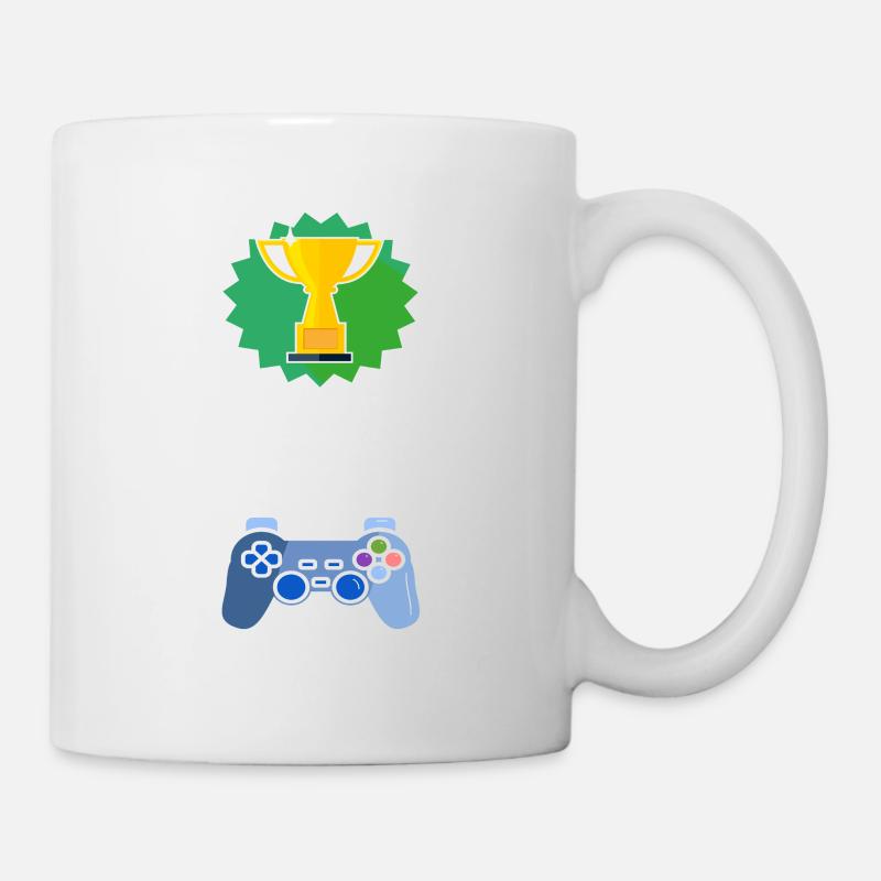 Niveau débloqué 2ème cadeau de jeu gamer de classe - Mug blanc - blanc