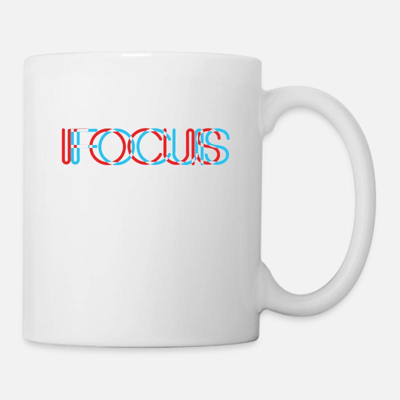 Fokussiere deinen Blick. - Tasse - Weiß