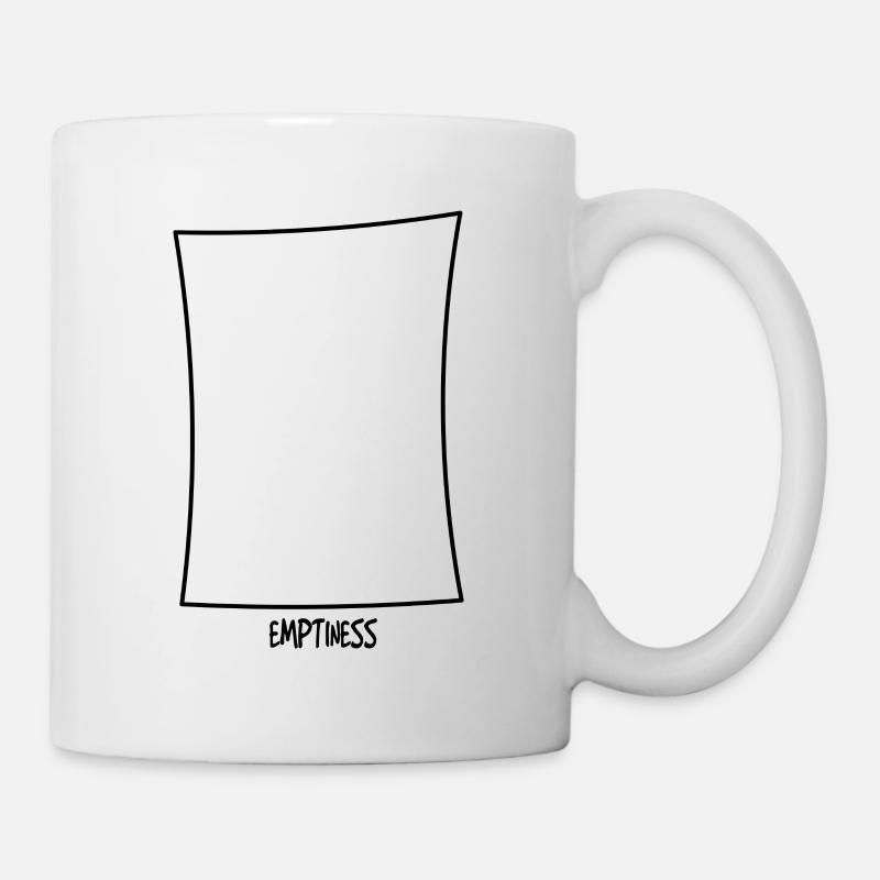 carré vide - Mug blanc - blanc