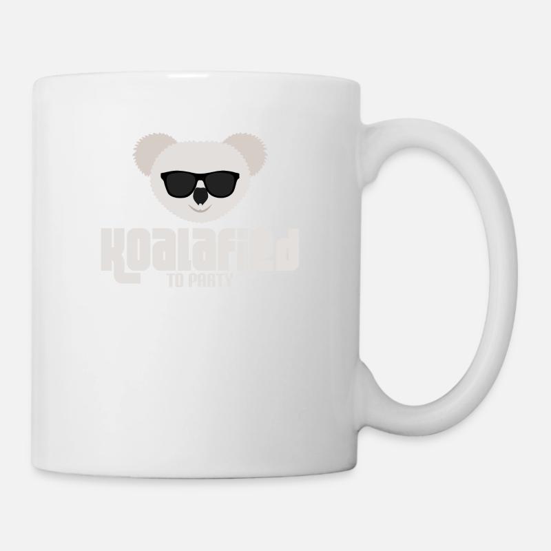KOALABÄR - PARTY - COOL - SONNENBRILLE - JGA - Tasse - Weiß