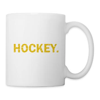 Mangez le sommeil de hockey répétition utilisé pour regarder - Mug blanc - blanc - Droite