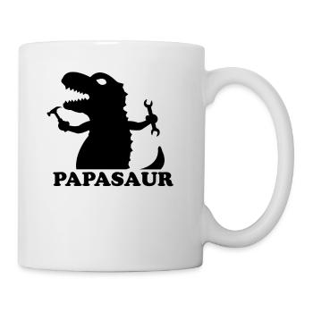 Fête des Pères T-shirt - Mug blanc - blanc - Droite
