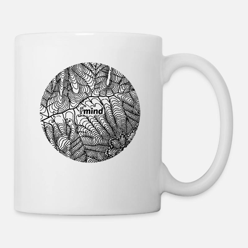 Tee-Baum Mind Map - Tasse - Weiß