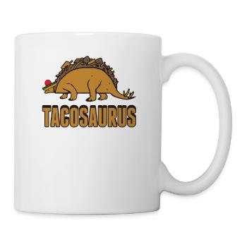 Tacosaurus Funny Taco Stegosaurus Cinco De Mayo - Mug - white - Right
