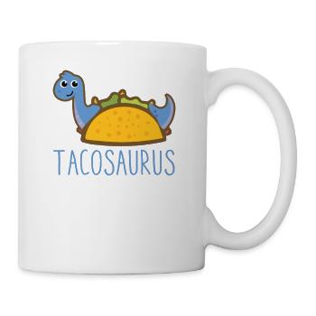 Tacosaurus lustiger Taco Brontosaurus Cinco De Mayo - Tasse - Weiß - Rechts