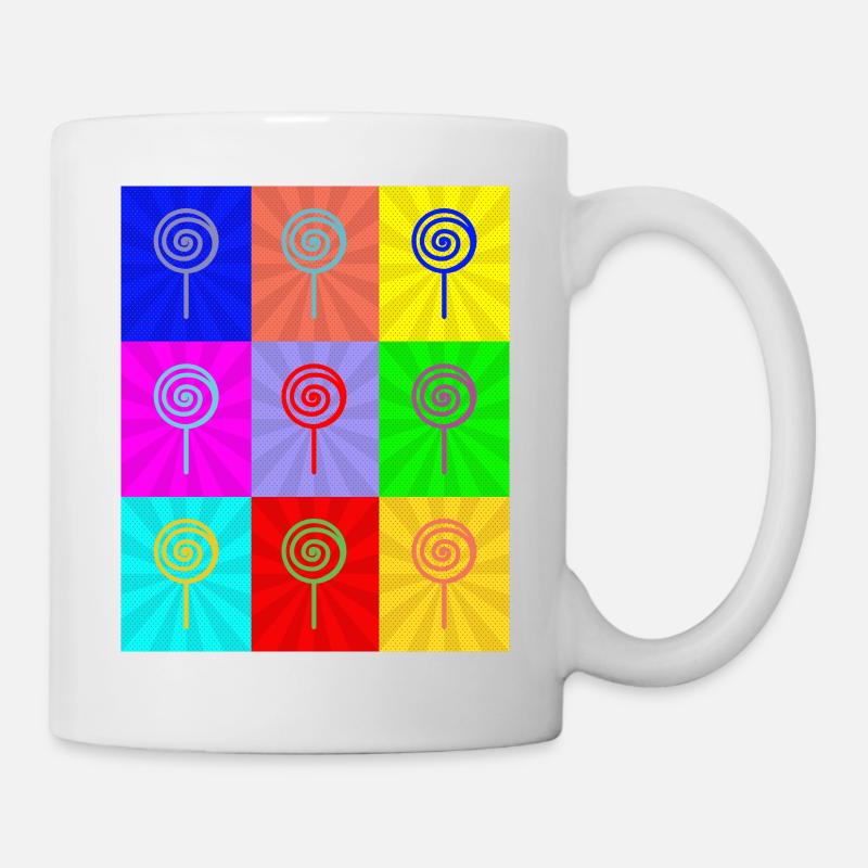 Pop-Art - Tasse - Weiß