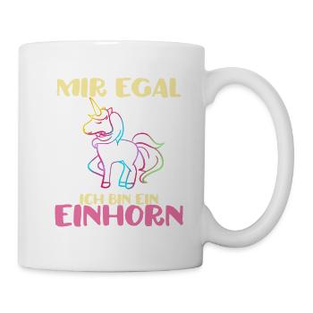 Einhorn - Tasse - Weiß - Rechts