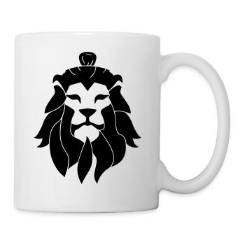 Lion Man - Löwenmann - Tasse - Weiß - Rechts