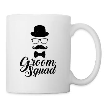 Groom Squad Gentleman Nerd cadeau - Mug blanc - blanc - Droite