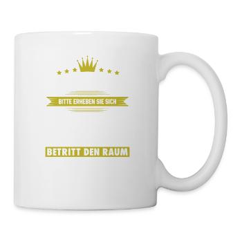 Seine Majestät, Marco, Name, Geschenk, Vorname - Tasse - Weiß - Rechts