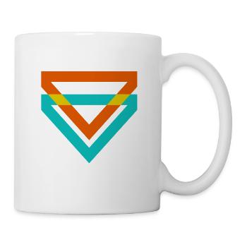 Triangular triangles are a kind of illusion - Mug - white - Right