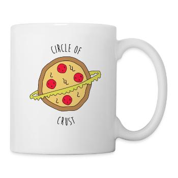 Pizza Circle of Crust - Tasse - Weiß - Rechts