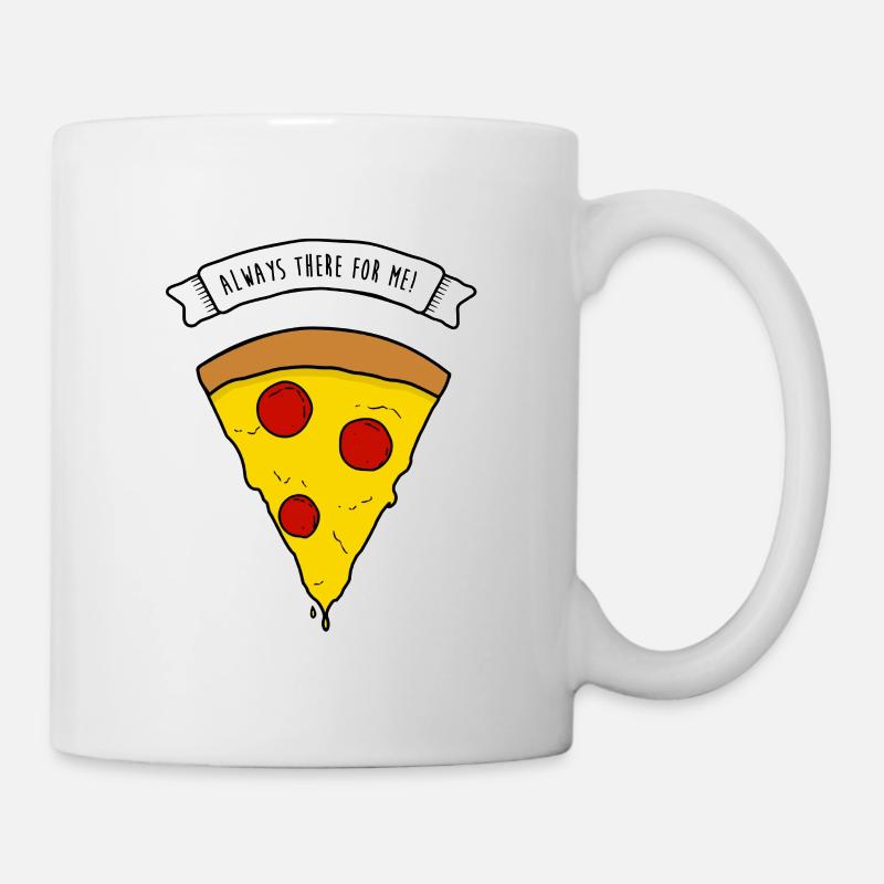 Pizza is always there for me - Mug - white