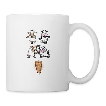 Lamb et fusion de veau pour Doner - Mug blanc - blanc - Droite