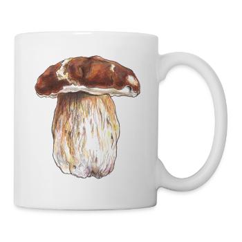 Steinpilz / Boletus /fungi - Tasse - Weiß - Rechts