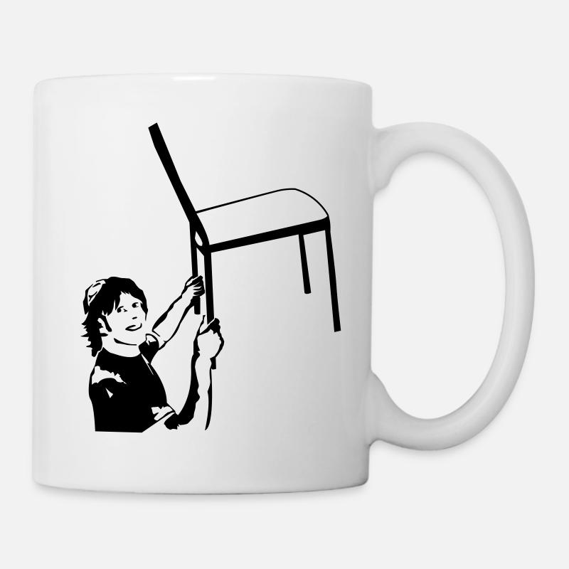 Stuhltanz - Schatzi schenk mir ein Foto - Tasse - Weiß