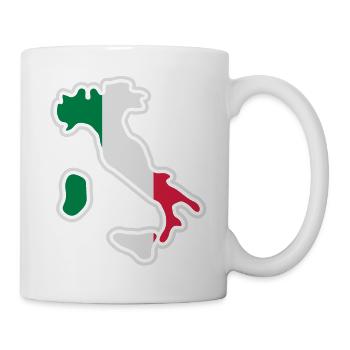 italy_map - Mug blanc - blanc - Droite