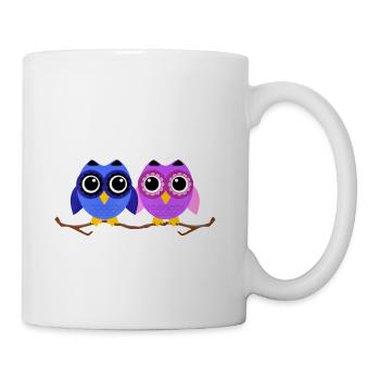 Chouette dont vous avez besoin est l'amour Saint Valentin cadeau Saint-Valentin - Mug blanc - blanc - Droite