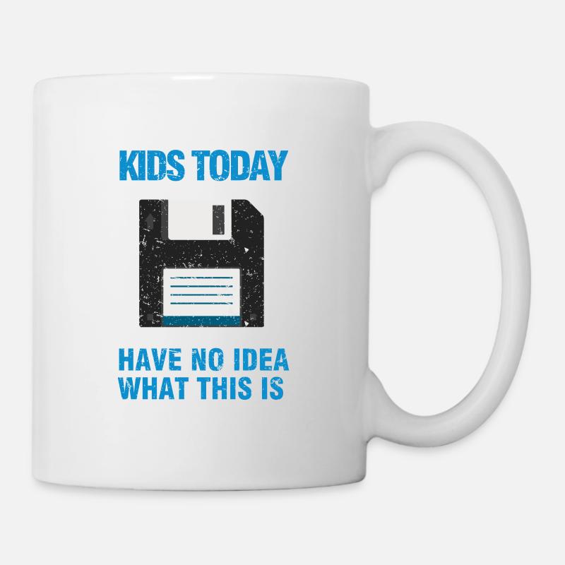 Les enfants d'aujourd'hui n'ont aucune idée de ce que c'est - Mug blanc - blanc