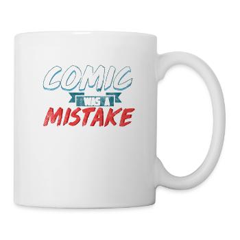 Der Witz war ein Fehler - Tasse - Weiß - Rechts