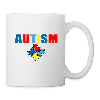 Proud autism dad - Mug - white - Right