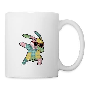 Dabbing Easter Bunny Osterhase Ostern - Tasse - Weiß - Rechts
