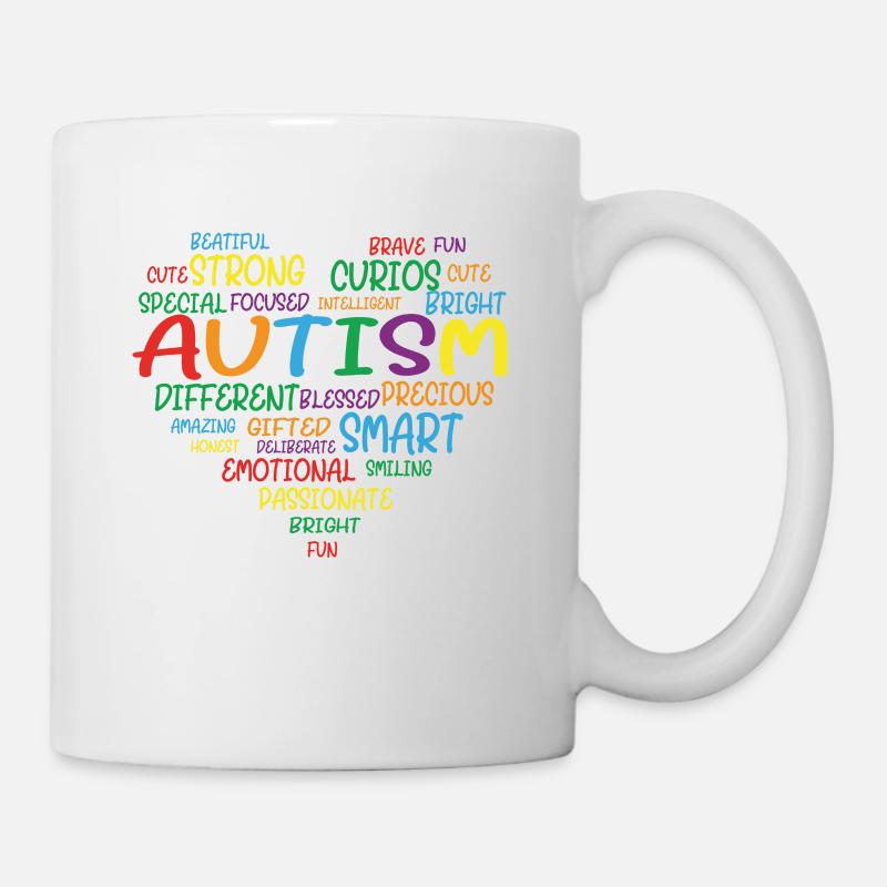 Journée de sensibilisation à l'autisme - Mug blanc - blanc