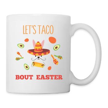 Let's taco about easter - Mug - white - Right