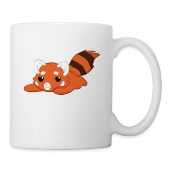 Red Panda - Energy Efficient - Environment - Lazy - Mug - white - Right