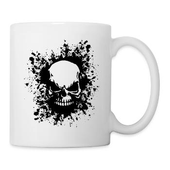 Skull - Mug - white - Right