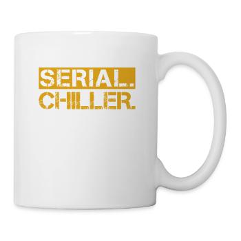 Serial Chiller Men Women Kids T-Shirt - Mug - white - Right
