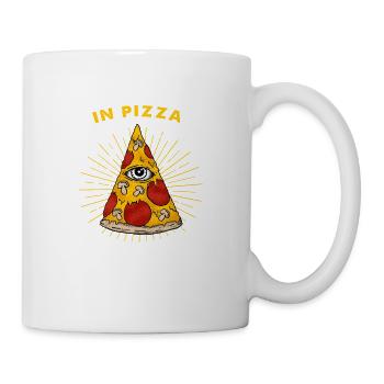 Pizza Geschenk - Tasse - Weiß - Rechts