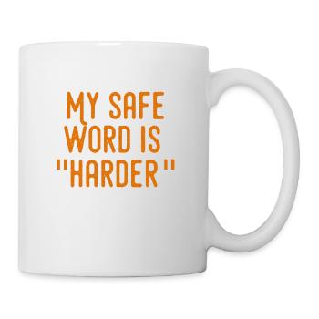 Mysafewordisharder - Tasse - Weiß - Rechts