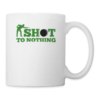 Snooker shot to nothing - Mug - white - Right