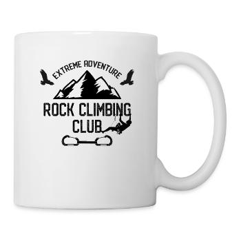 Rock Climbing Club - Klettern & Bouldern T-Shirt - Tasse - Weiß - Rechts