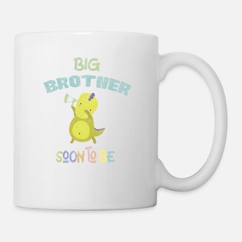 Annonce de Grossesse Big Brother DinoDab - Mug blanc - blanc