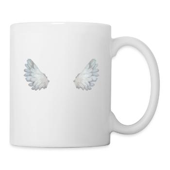 Engel ohne Fluegel - Mama - Tasse - Weiß - Rechts