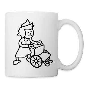 nurse_with_wheelchair - Tasse - Weiß - Rechts