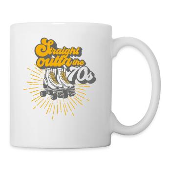 Straight outta the 70s t-shirt gifts - Mug - white - Right