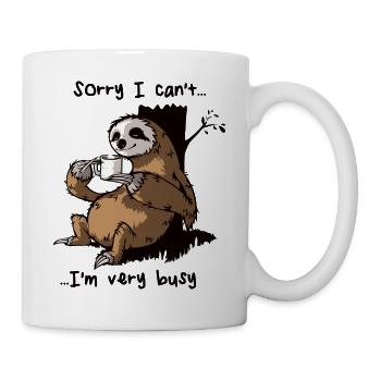 Very Busy - Mug blanc - blanc - Droite