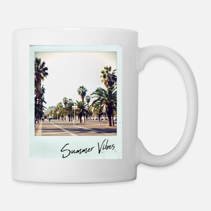 Palmiers de Barcelone - Mug blanc - blanc