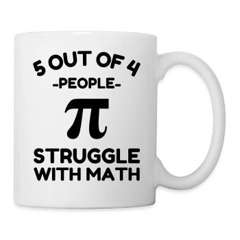 Math énonciations drôle Mathématiques - Mug blanc - blanc - Droite
