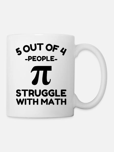 Math énonciations drôle Mathématiques - Mug blanc - blanc