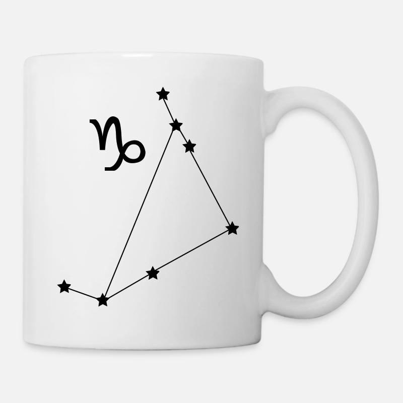 Constellation du Zodiaque le Capricorne - Mug blanc - blanc