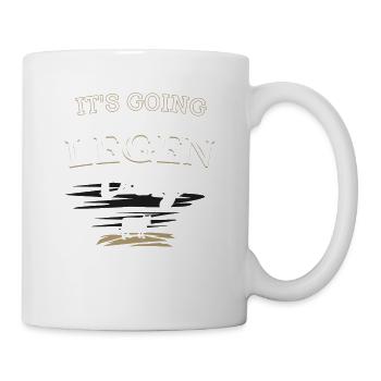 Lustiger Kuh & Bauern Spruch als Geschenk - Tasse - Weiß - Rechts