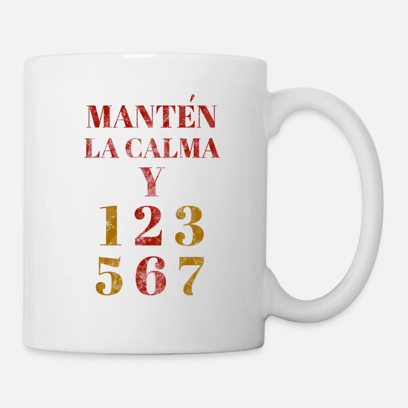 Manten la calma et salsa de danse - cadeau de danse - Mug blanc - blanc