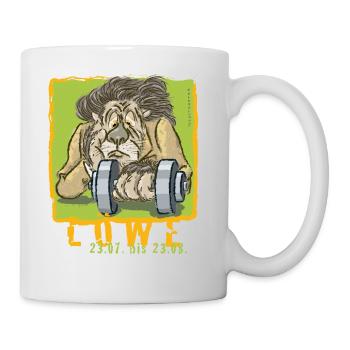 Sternzeichen - Löwe - Tasse - Weiß - Rechts